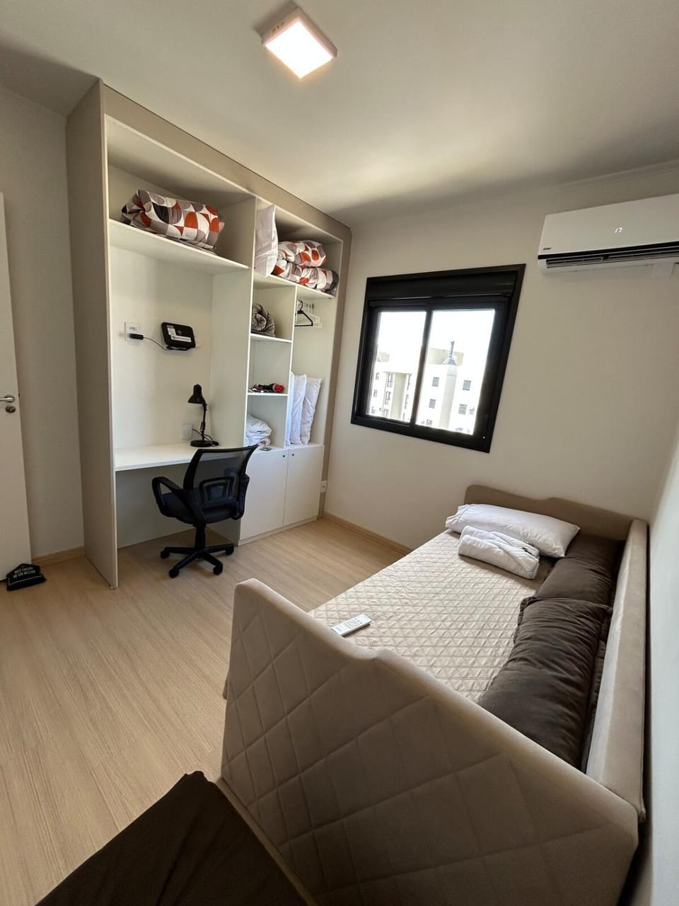 Bed, Photo of the whole room, Bedroom, wardrobe