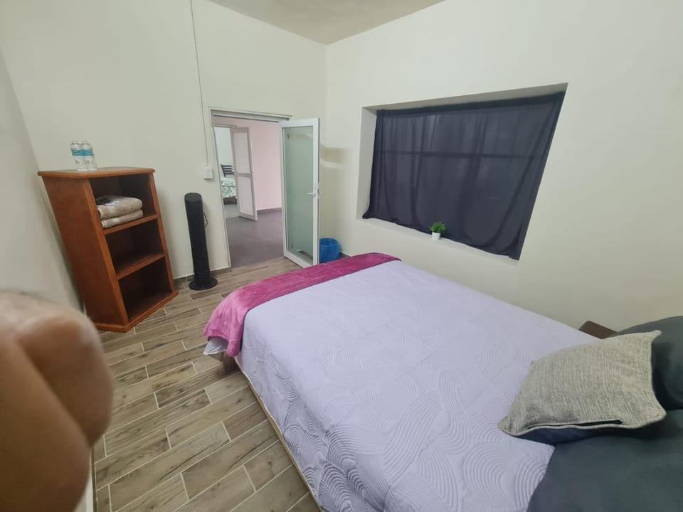 Bed, Photo of the whole room, towels, wardrobe