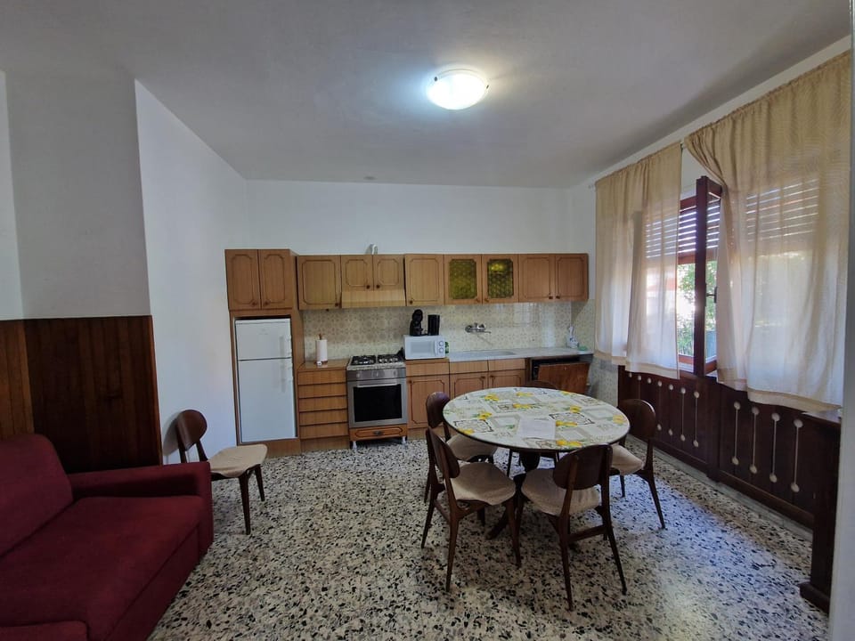 Living room, kitchen