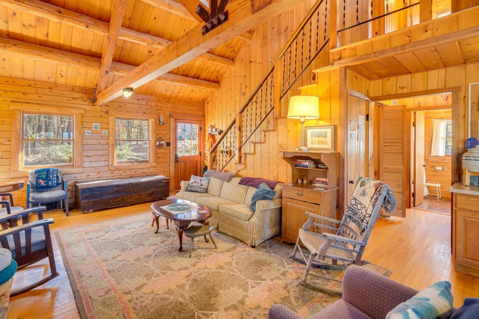 On-Site Trails, Pond! Rustic Harpers Ferry Cabin Cabin in Shenandoah Valley