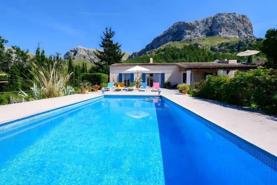 Property building, Living room, Swimming pool
