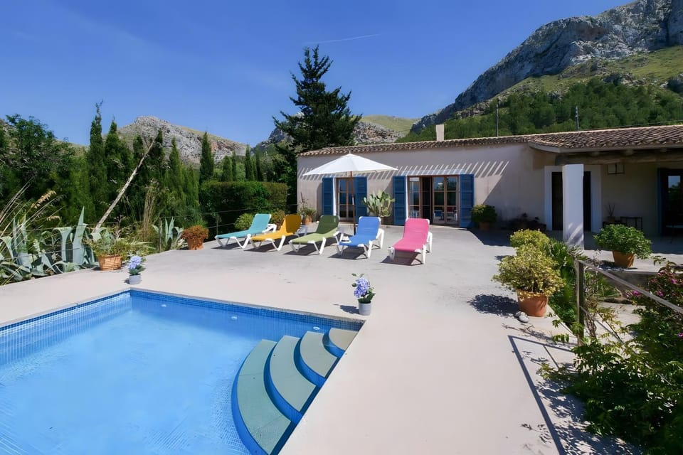 Property building, Living room, Swimming pool