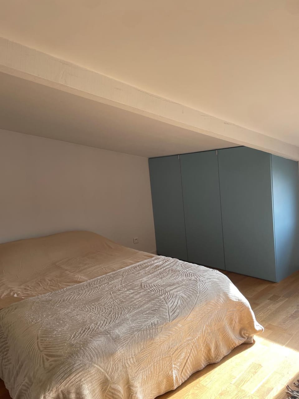Bed, Photo of the whole room, Bedroom, wardrobe