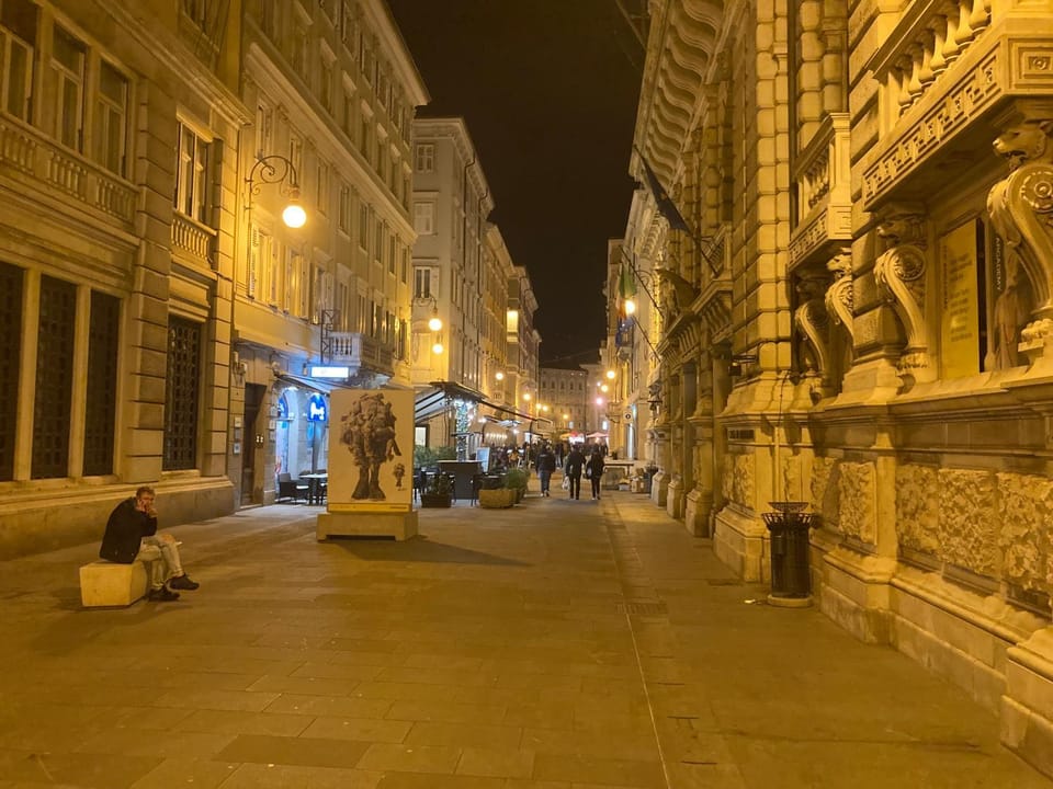 Property building, Night, Neighbourhood, Street view
