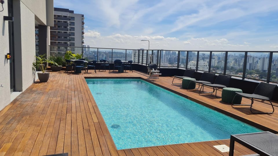 Natural landscape, Balcony/Terrace, Swimming pool, sunbed