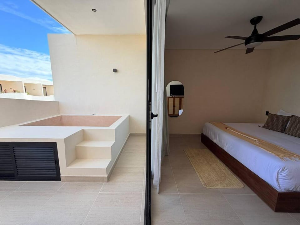 PH de 2 rec, gim, cine y jacuzzi privado en Tulum Apartment in State of Quintana Roo