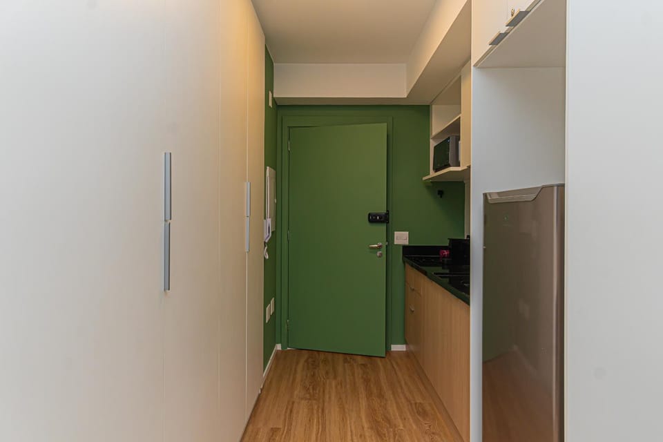 Kitchen or kitchenette, wardrobe