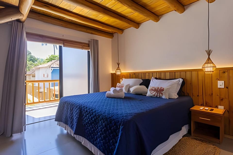 Bed, View (from property/room), Balcony/Terrace, Photo of the whole room, Bedroom