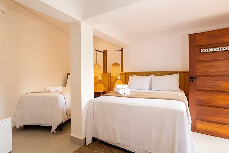 Photo of the whole room, Bedroom, towels