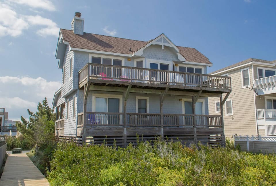 The Coast Is Clear - Corolla, Ocean Sands, Oceanfront, 150 Ft to Beach, Open All Year, Flex Stays, Pets OK House in Corolla