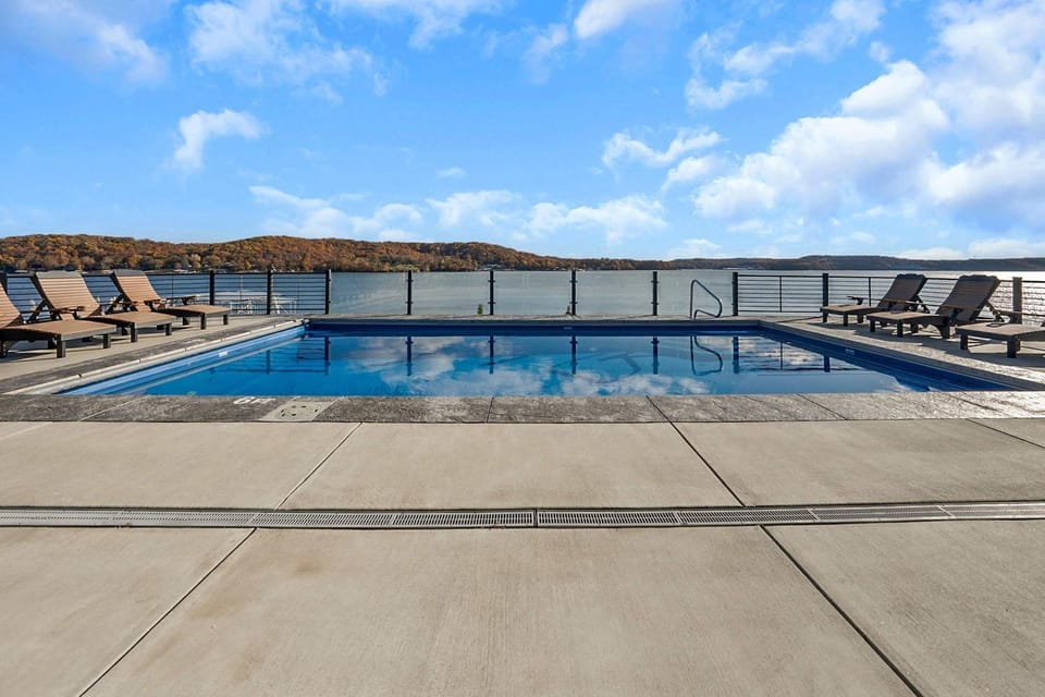 Lakefront Ozarks Home w Private Dock & Pool House in Lake of the Ozarks