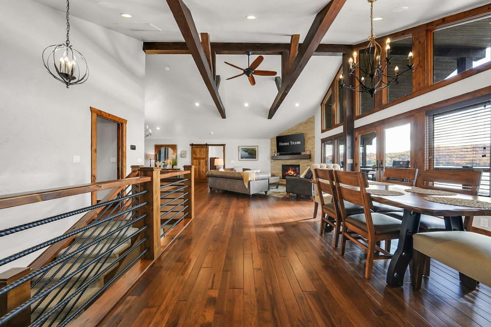Lakefront Ozarks Home w Private Dock & Pool House in Lake of the Ozarks