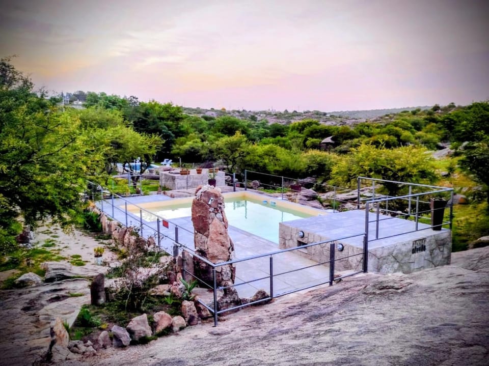 Day, Natural landscape, Balcony/Terrace, Pool view, Swimming pool, Swimming pool
