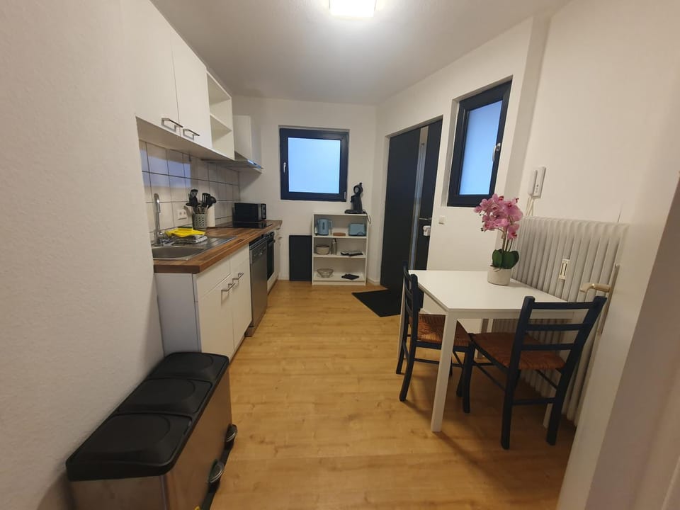 Kitchen or kitchenette, oven, stove
