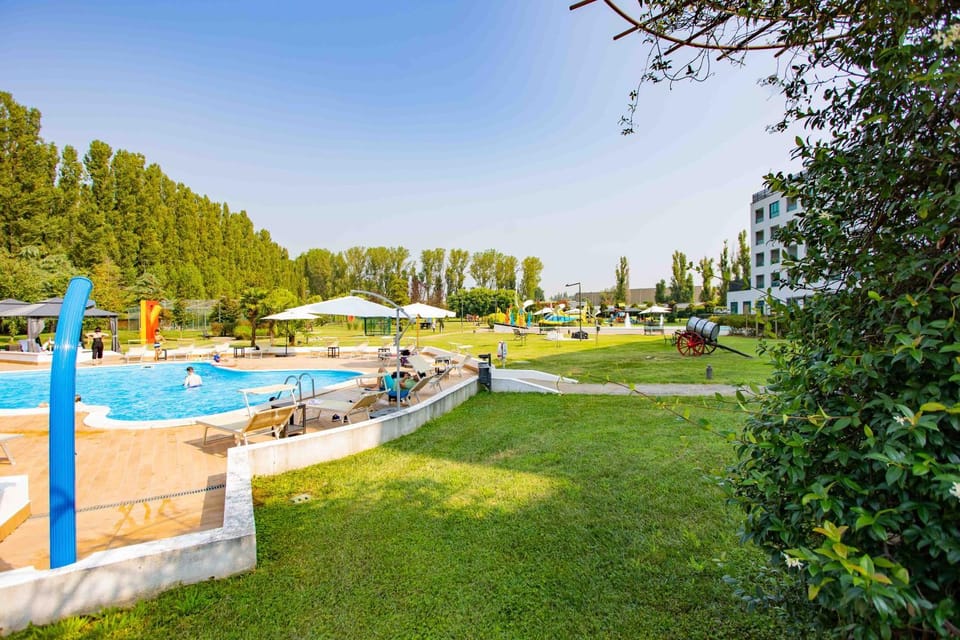Natural landscape, Garden, Pool view, Swimming pool