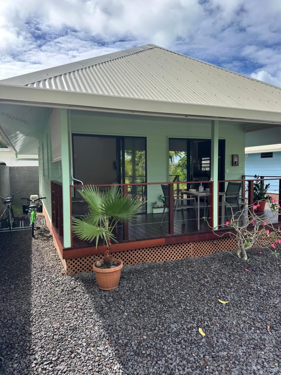 Property building, Patio