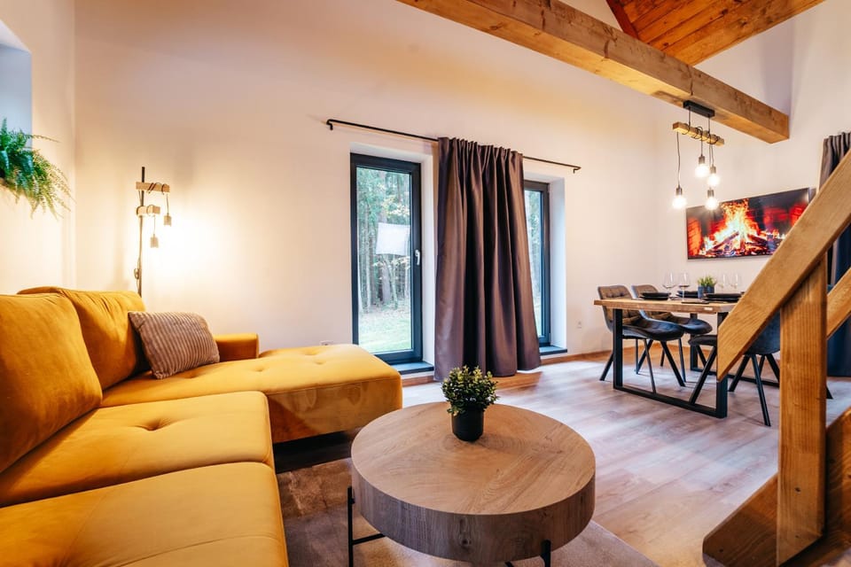 Living room, Seating area, Dining area
