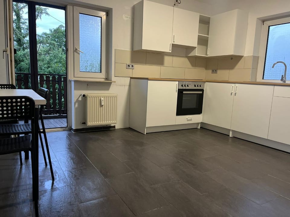 Kitchen or kitchenette, Dining area, oven, stove