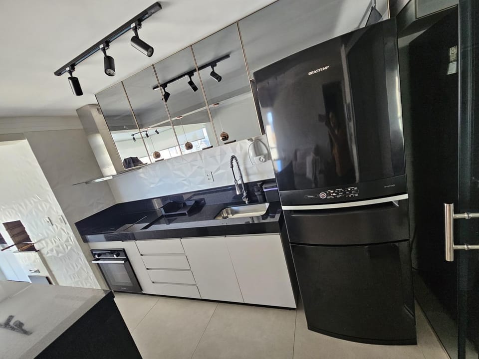 Kitchen or kitchenette, oven, stove