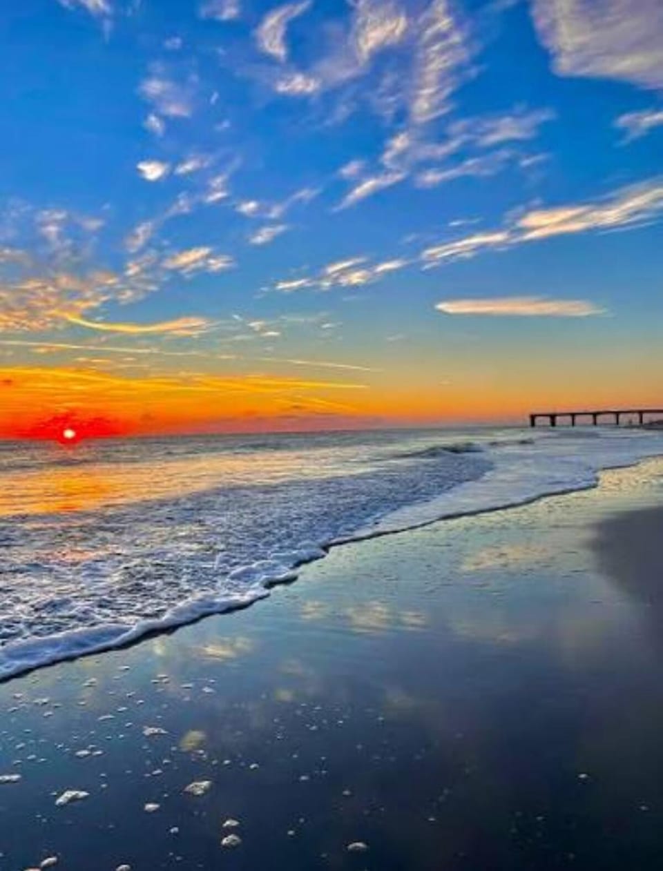 Sea view, Sunset