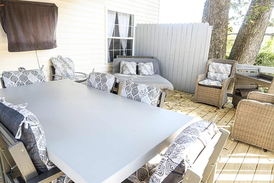 Patio, Seating area, Dining area