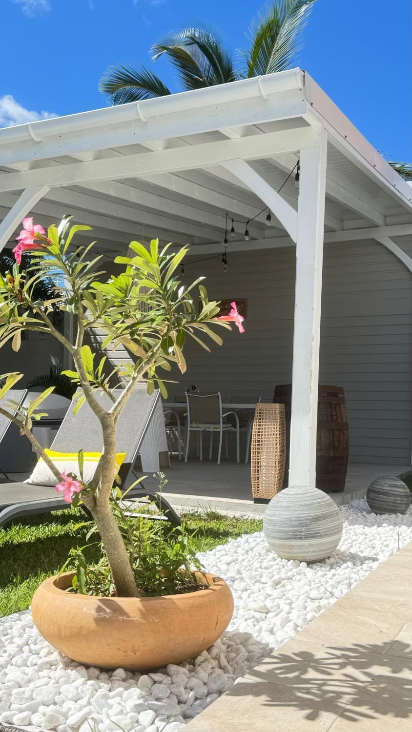Patio, Day, Garden view