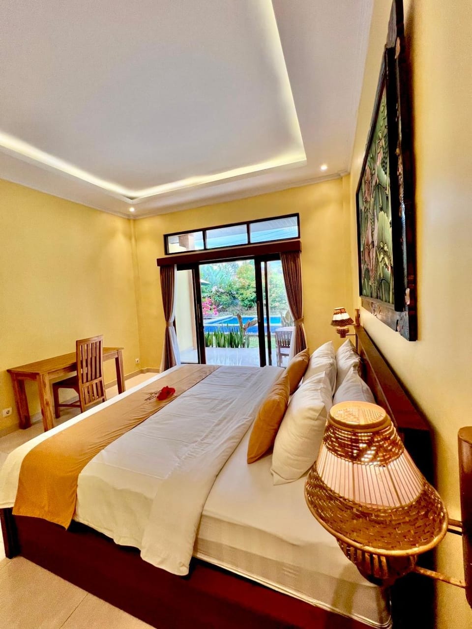 Bed, Photo of the whole room, Bedroom, Swimming pool, Breakfast, kitchen