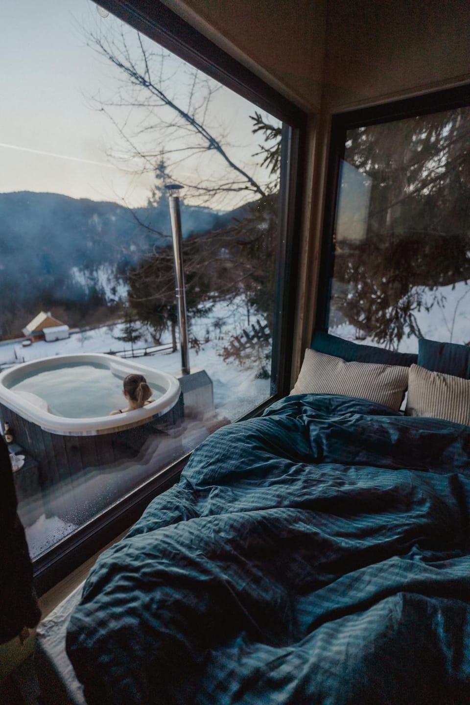 Hot Tub, View (from property/room), Bedroom