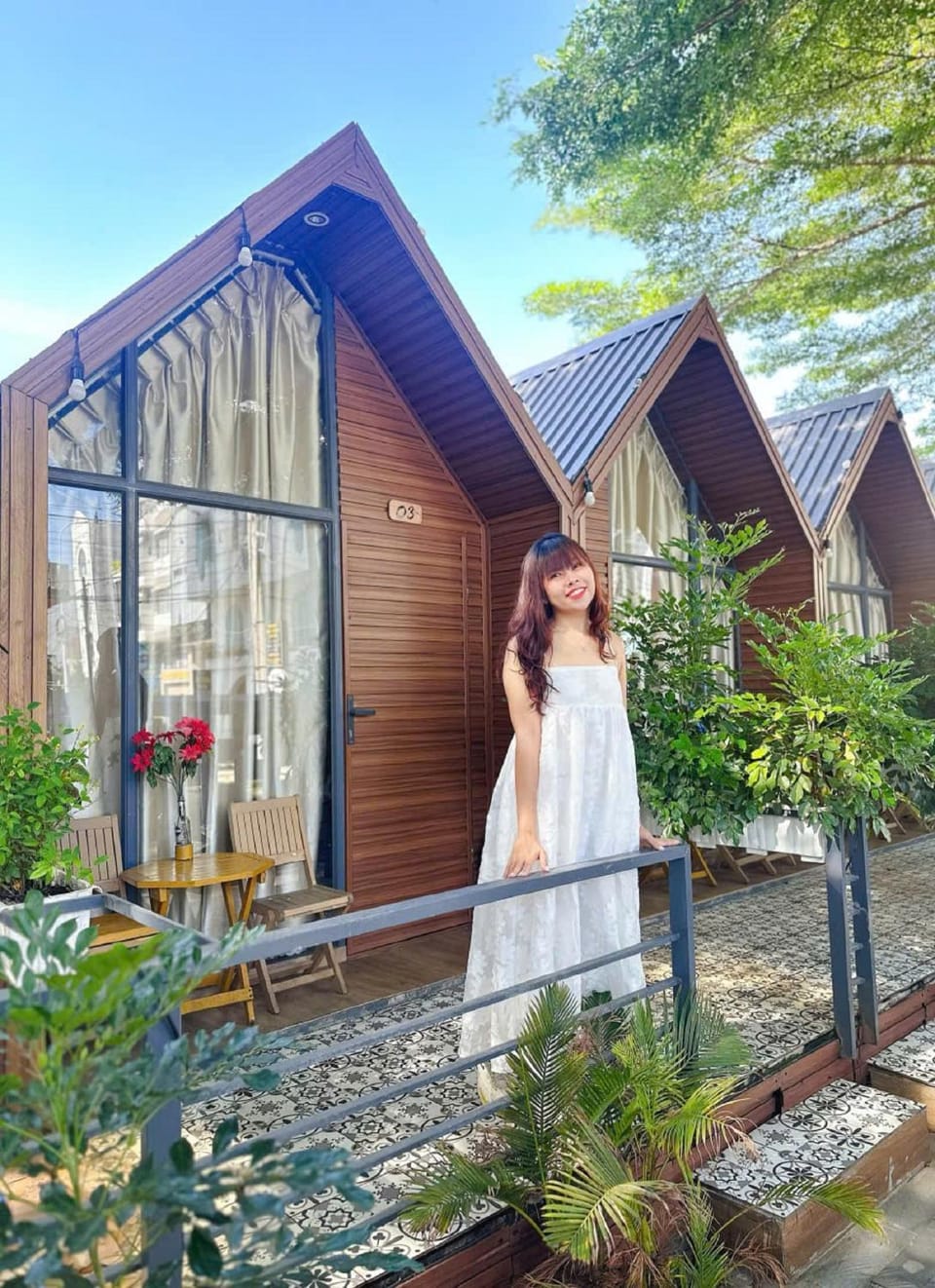 Property building, Garden view