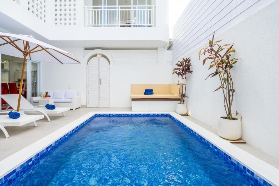 Luxury minimalist villa The Toy Villa in North Kuta