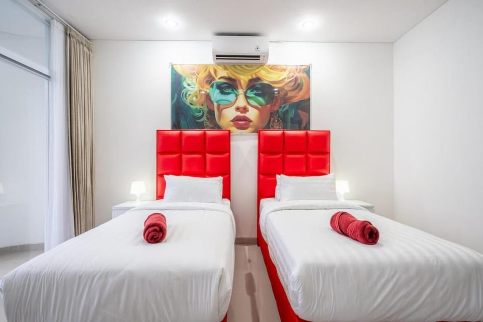 Luxury minimalist villa The Toy Villa in North Kuta