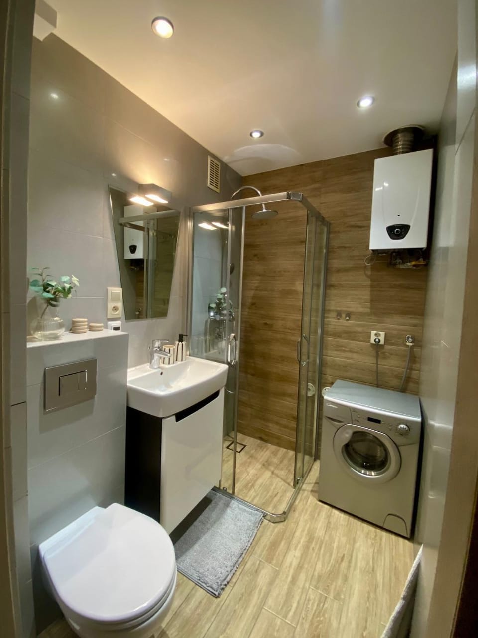 Shower, Toilet, Bathroom, washing machine