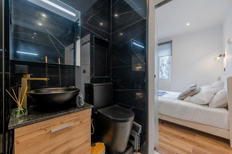 Toilet, Bathroom, Photo of the whole room, towels