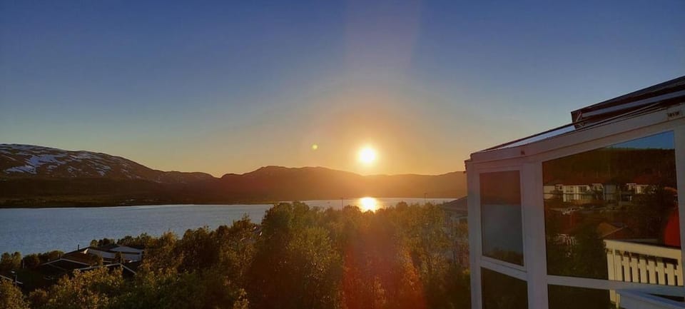 Mountain view, Sea view, Sunset