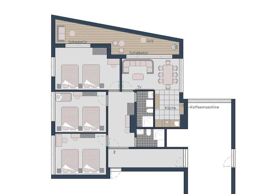 Große Wohnung mit Balkon nahe München Apartment in Garching