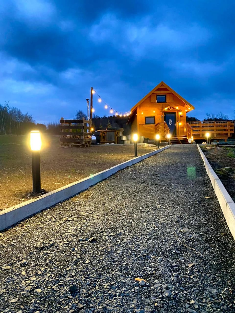 Property building, Night, Neighbourhood