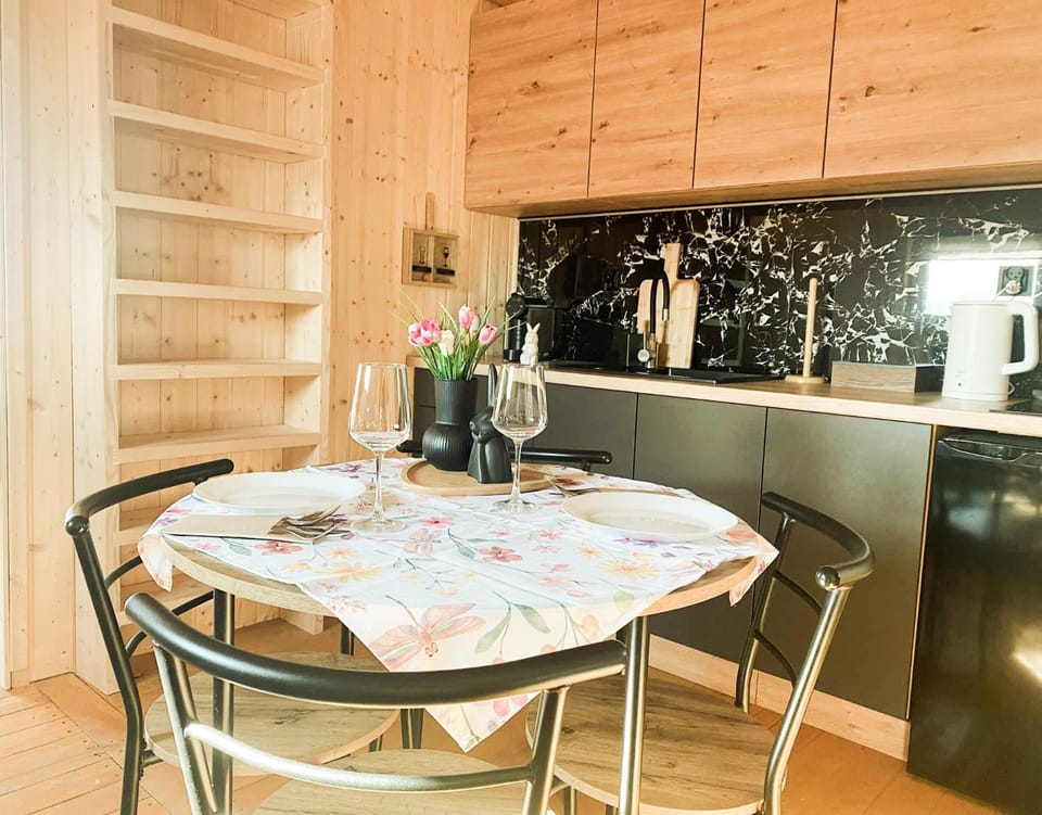 Kitchen or kitchenette, Breakfast, oven, stove