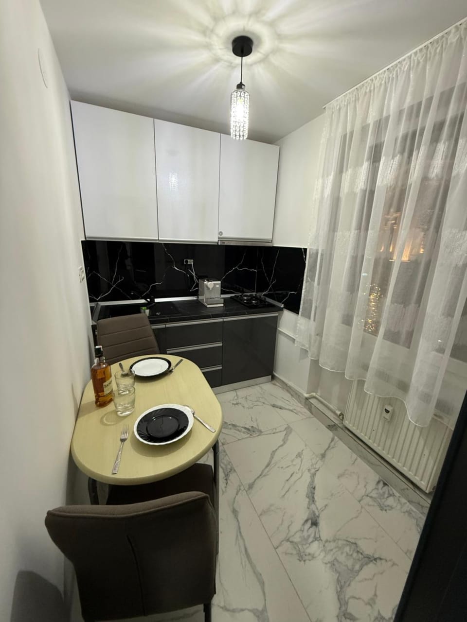 Kitchen or kitchenette, Dining area, stove, kitchen