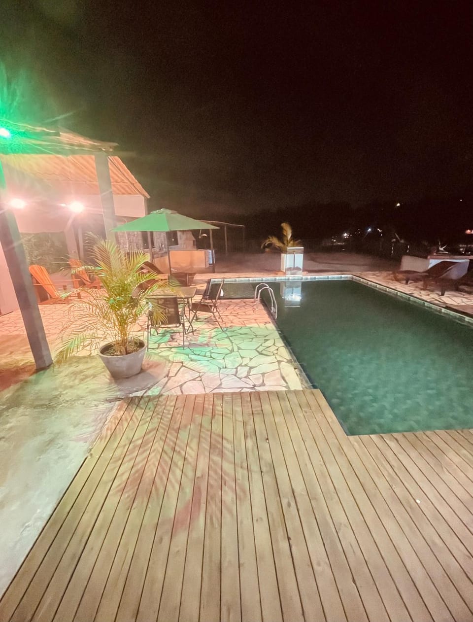 Night, Swimming pool