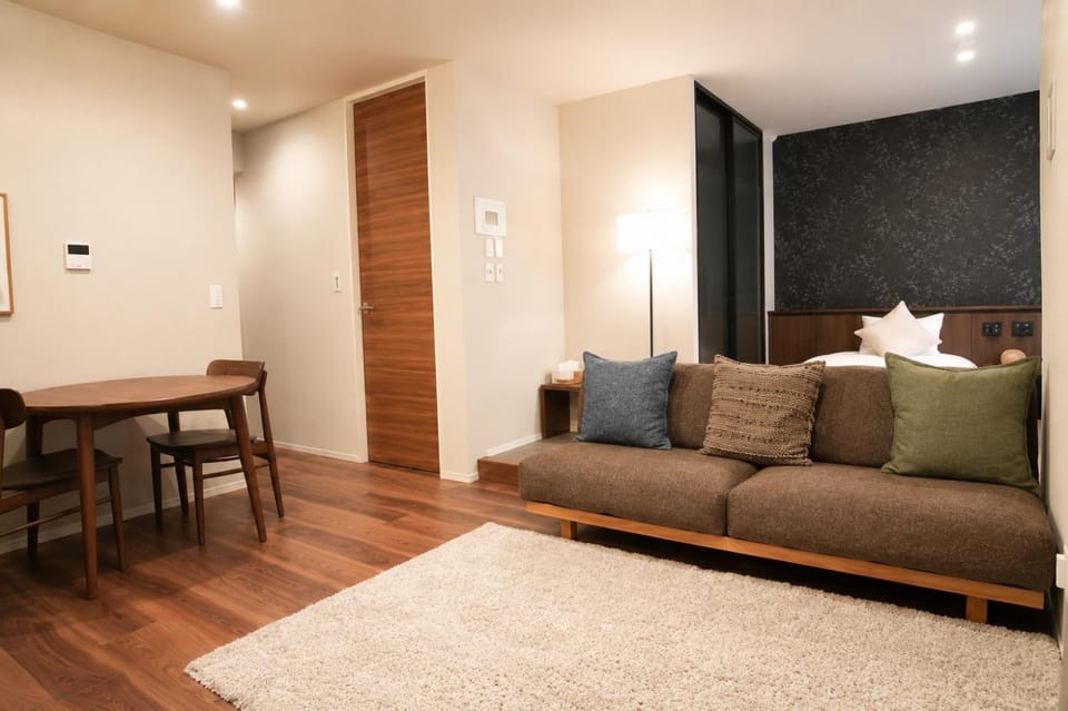 Bed, Living room, Bedroom