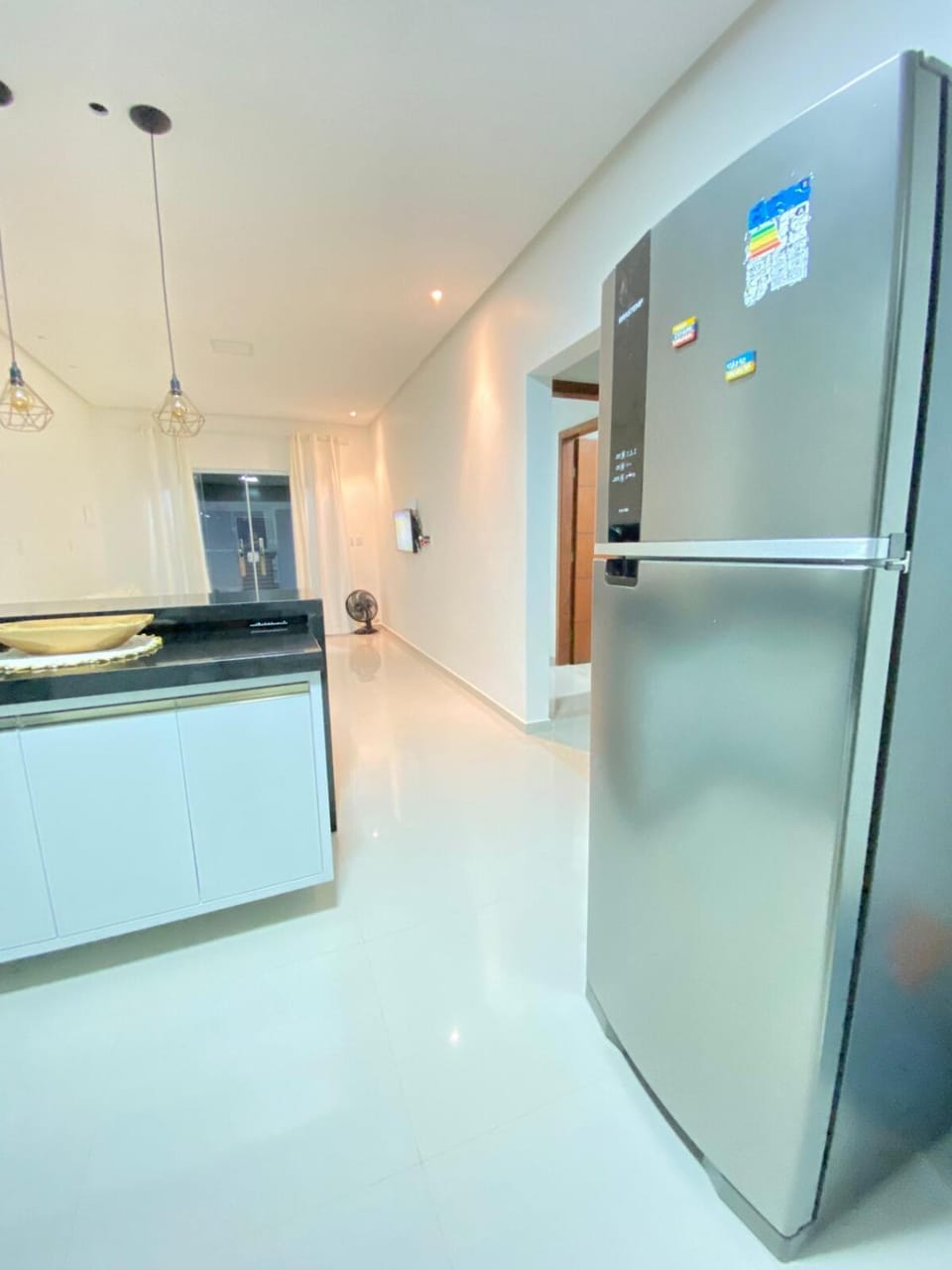 Kitchen or kitchenette, oven