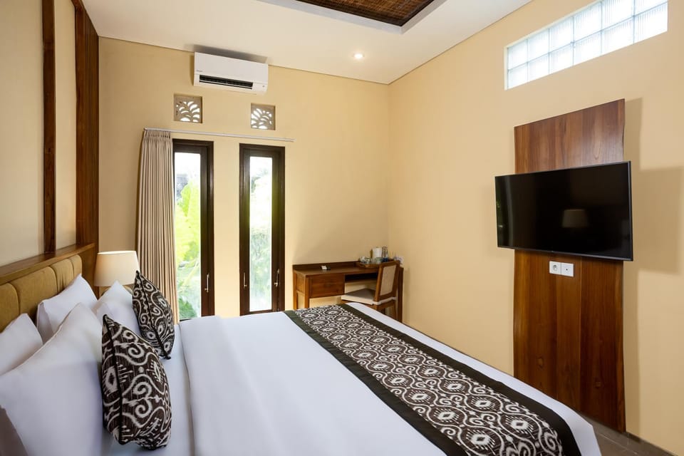 Bed, TV and multimedia, Photo of the whole room, Bedroom, air conditioner