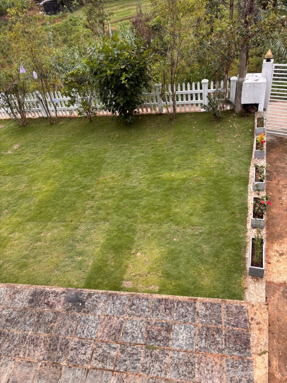 Property building, Garden