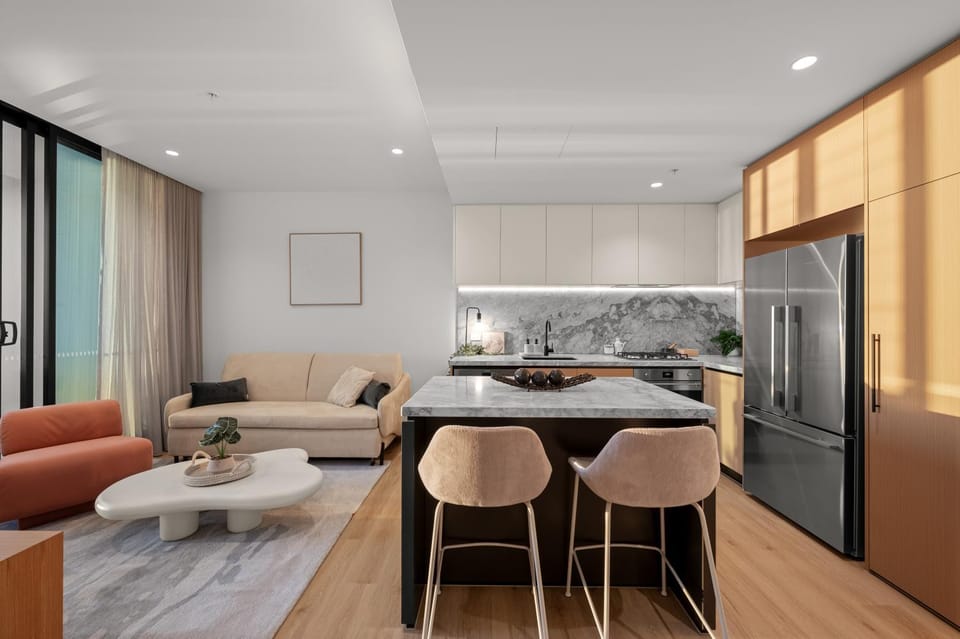 Living room, Dining area, kitchen