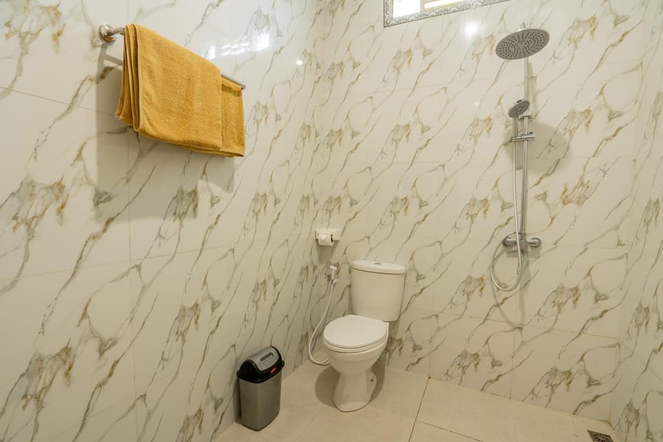 Shower, Toilet, towels