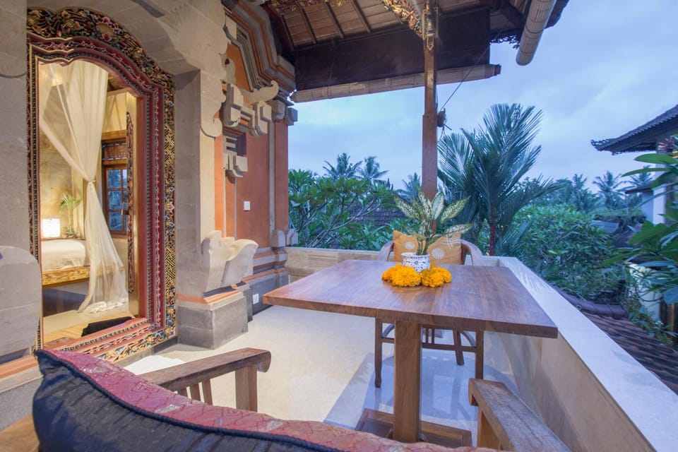 Garden, Balcony/Terrace, Dining area, On site, Garden view, American breakfast, Sunset