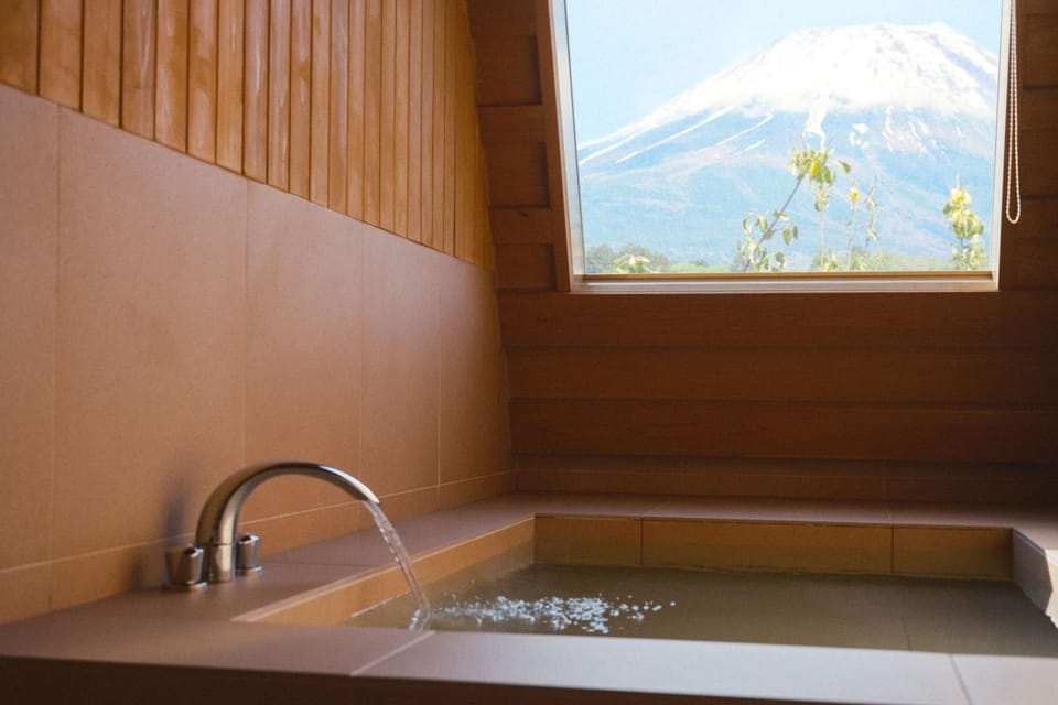 Bathroom, Mountain view, Bath