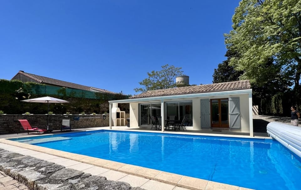 Property building, Living room, Swimming pool