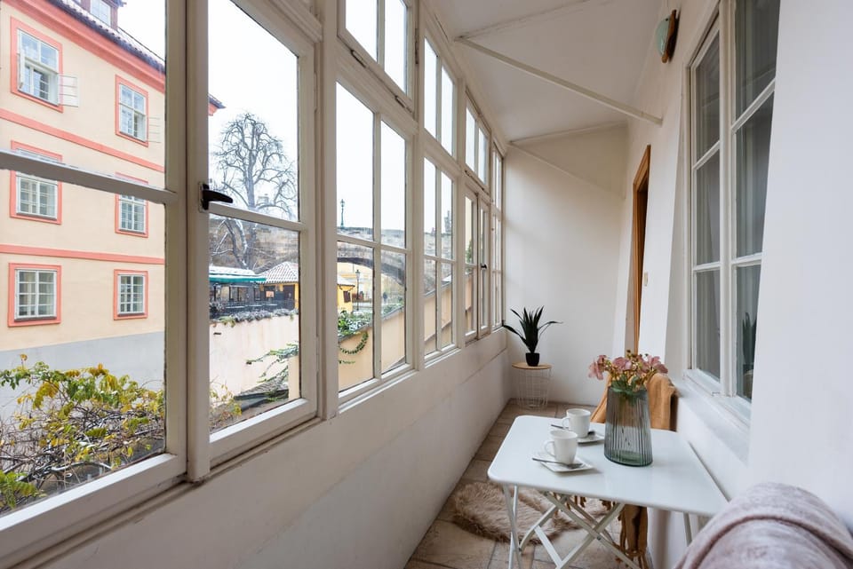 Charming Riverside Apt Moments from Charles Bridge by EasyBNB Premium Apartment in Prague
