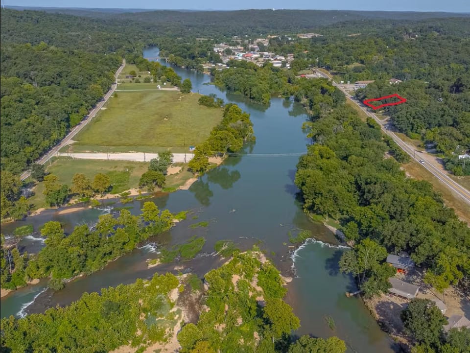 Natural landscape, Bird's eye view, City view, River view